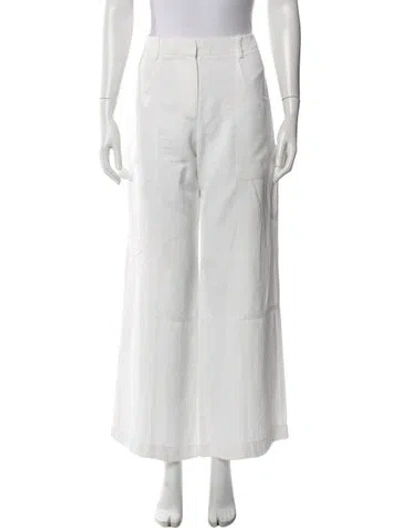 Pre-owned Twp Wide Leg Pants In Blue