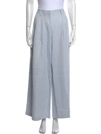 Pre-owned Twp Wide Leg Pants In Blue