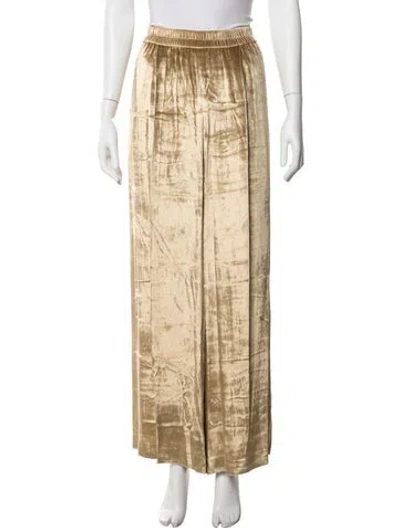 Pre-owned Twp Wide Leg Pants In Gold