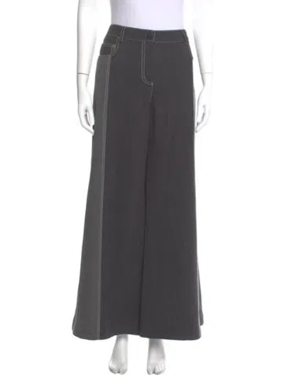 Pre-owned Twp Wide Leg Pants In Gray