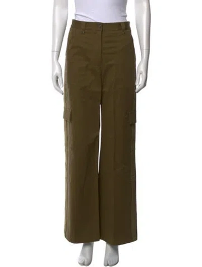 Pre-owned Twp Wide Leg Pants In Green