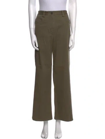 Pre-owned Twp Wide Leg Pants In Green