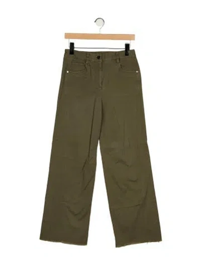 Pre-owned Twp Wide Leg Pants In Green