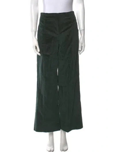 Pre-owned Twp Wide Leg Pants In Green
