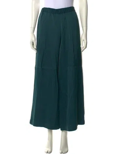 Pre-owned Twp Wide Leg Pants In Green