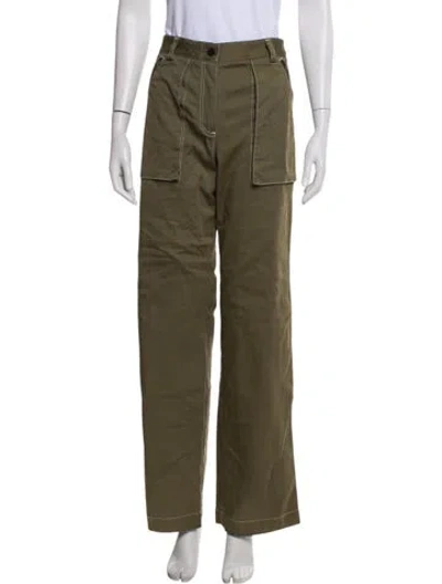 Pre-owned Twp Wide Leg Pants In Green