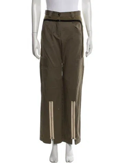 Pre-owned Twp Wide Leg Pants In Green