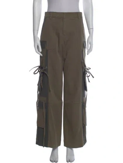 Pre-owned Twp Wide Leg Pants In Green