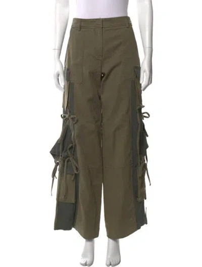 Pre-owned Twp Wide Leg Pants In Green