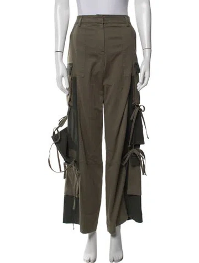 Pre-owned Twp Wide Leg Pants In Green