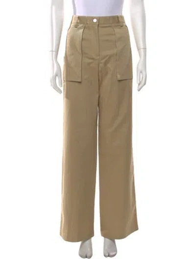 Pre-owned Twp Wide Leg Pants In Green