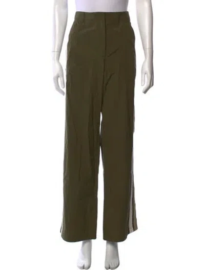 Pre-owned Twp Wide Leg Pants In Green