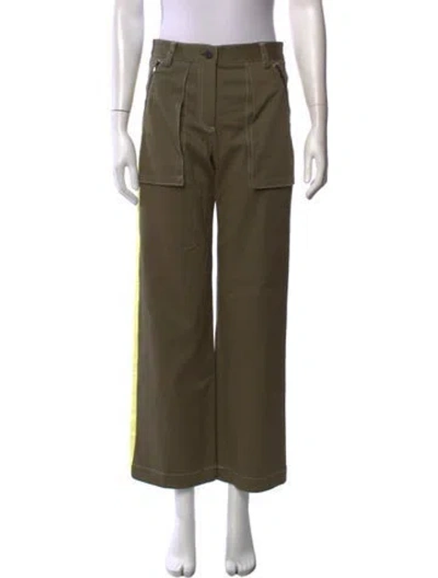 Pre-owned Twp Wide Leg Pants In Green