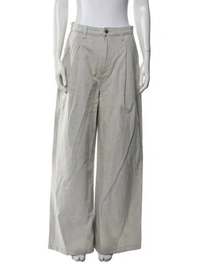 Pre-owned Twp Wide Leg Pants In Grey
