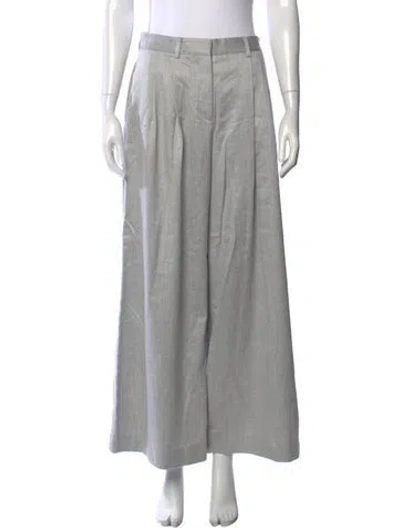 Pre-owned Twp Wide Leg Pants In Grey