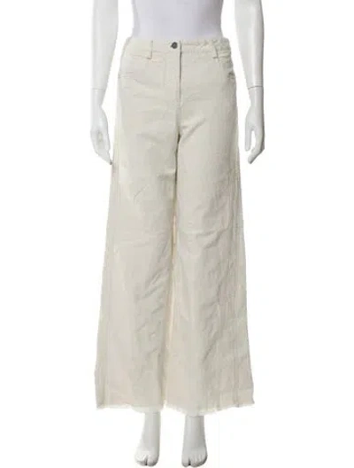 Pre-owned Twp Wide Leg Pants In Neutral