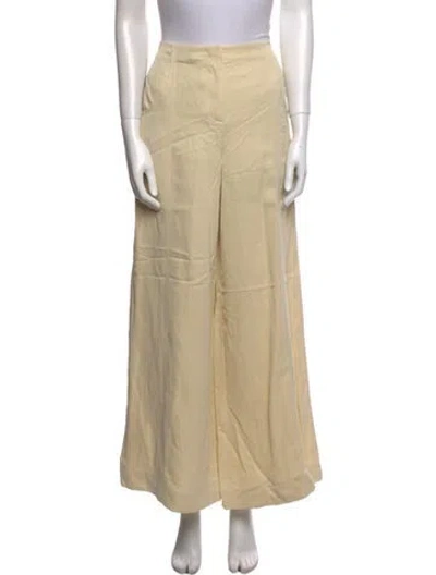 Pre-owned Twp Wide Leg Pants In Neutral