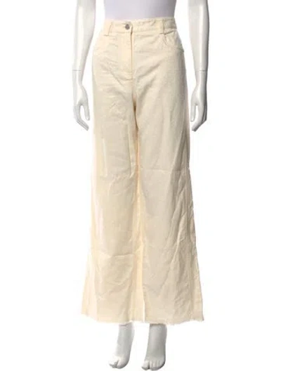 Pre-owned Twp Wide Leg Pants In Neutral