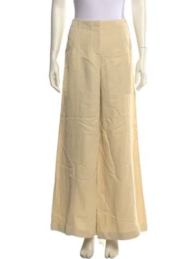 Pre-owned Twp Wide Leg Pants In Neutral