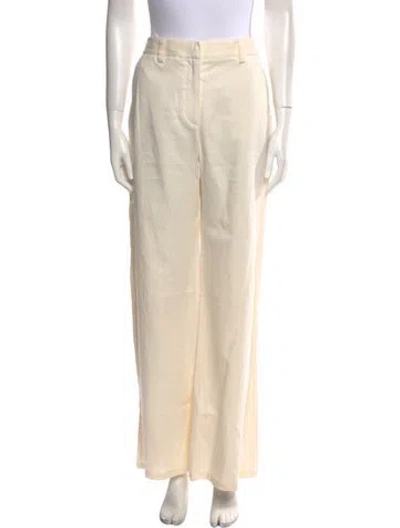 Pre-owned Twp Wide Leg Pants In Neutral