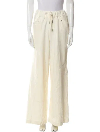 Pre-owned Twp Wide Leg Pants In Neutral