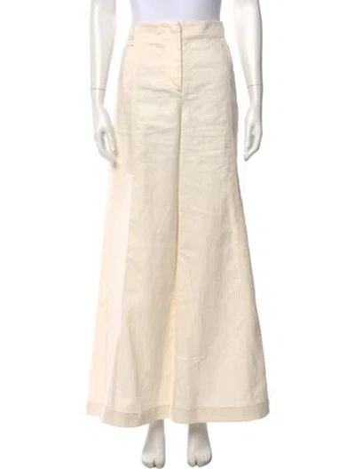 Pre-owned Twp Wide Leg Pants In Neutral