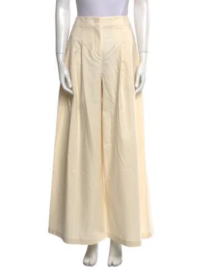 Pre-owned Twp Wide Leg Pants In Neutral