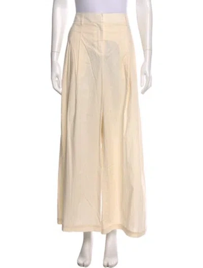 Pre-owned Twp Wide Leg Pants In Neutral