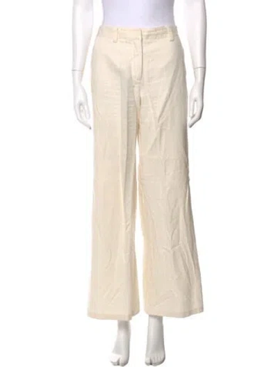 Pre-owned Twp Wide Leg Pants In Neutral
