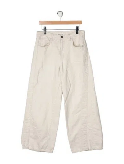 Pre-owned Twp Wide Leg Pants In Neutral