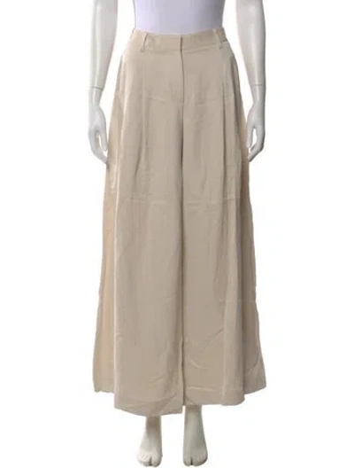 Pre-owned Twp Wide Leg Pants In Neutral