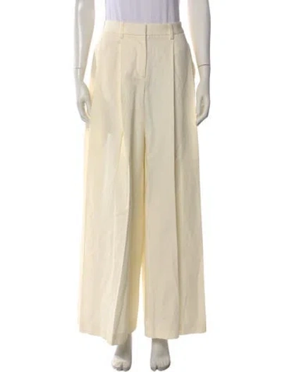 Pre-owned Twp Wide Leg Pants In Neutral
