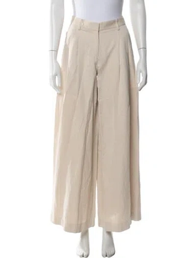 Pre-owned Twp Wide Leg Pants In Neutral