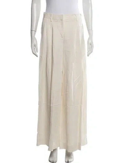Pre-owned Twp Wide Leg Pants In Neutral