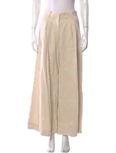 Pre-owned Twp Wide Leg Pants In Neutral