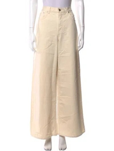 Pre-owned Twp Wide Leg Pants In Neutral