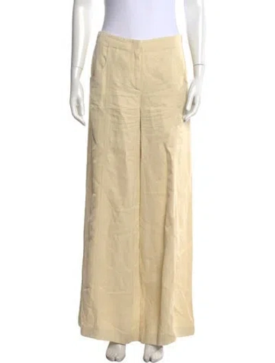 Pre-owned Twp Wide Leg Pants In Neutral