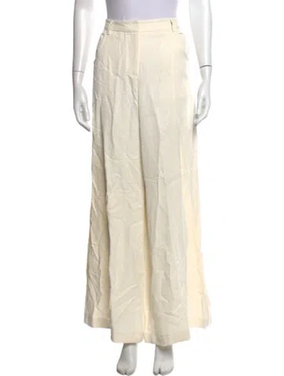 Pre-owned Twp Wide Leg Pants In Neutral