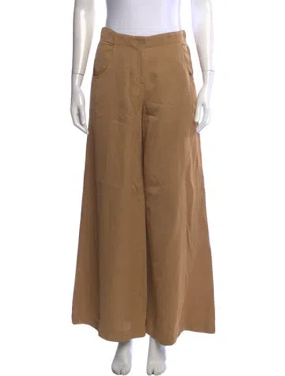Pre-owned Twp Wide Leg Pants In Neutral