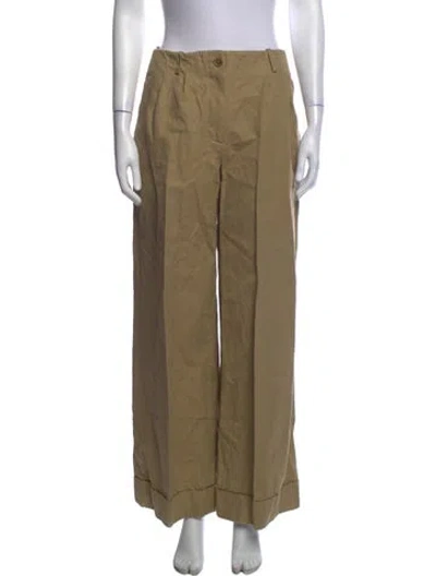 Pre-owned Twp Wide Leg Pants In Neutral