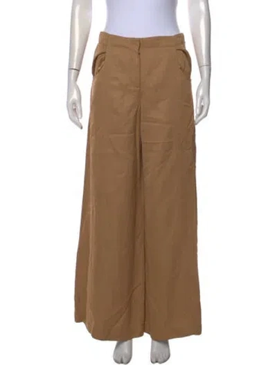 Pre-owned Twp Wide Leg Pants In Neutral