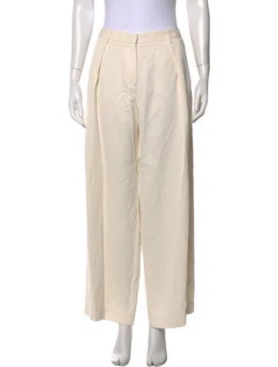 Pre-owned Twp Wide Leg Pants In Neutrals
