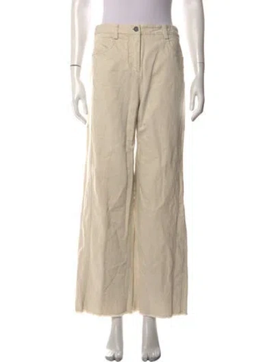Pre-owned Twp Wide Leg Pants In Neutrals