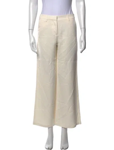 Pre-owned Twp Wide Leg Pants In Neutrals