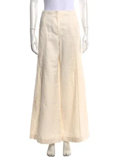 Pre-owned Twp Wide Leg Pants In Neutrals
