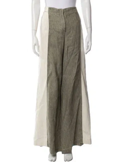 Pre-owned Twp Wide Leg Pants In Neutrals