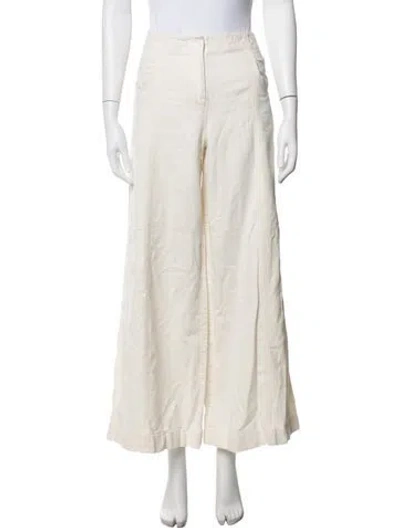 Pre-owned Twp Wide Leg Pants In Neutrals