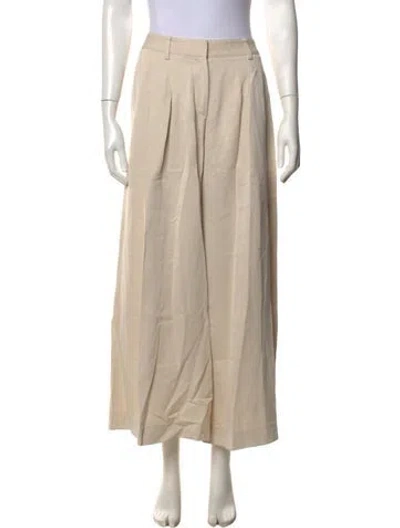 Pre-owned Twp Wide Leg Pants In Neutrals