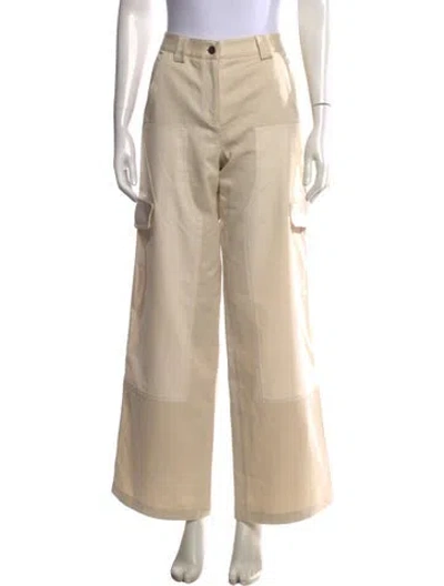 Pre-owned Twp Wide Leg Pants In Neutrals