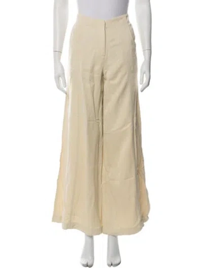 Pre-owned Twp Wide Leg Pants In Neutrals